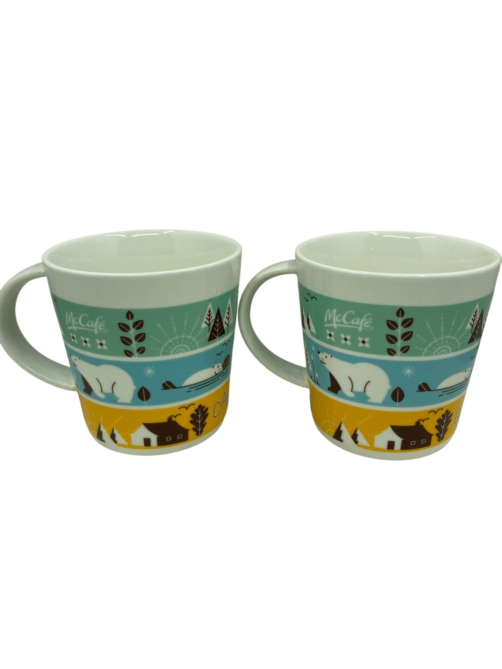McCafé McDonald’s Canada Mugs Set of 2